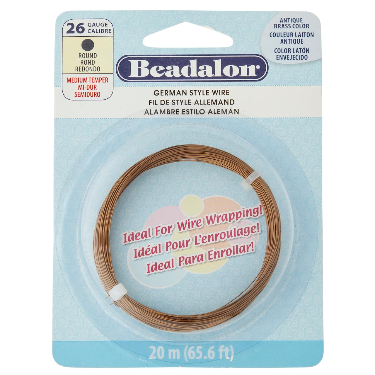 9 Pack: Beadalon® 26 Gauge Round German Style Wire